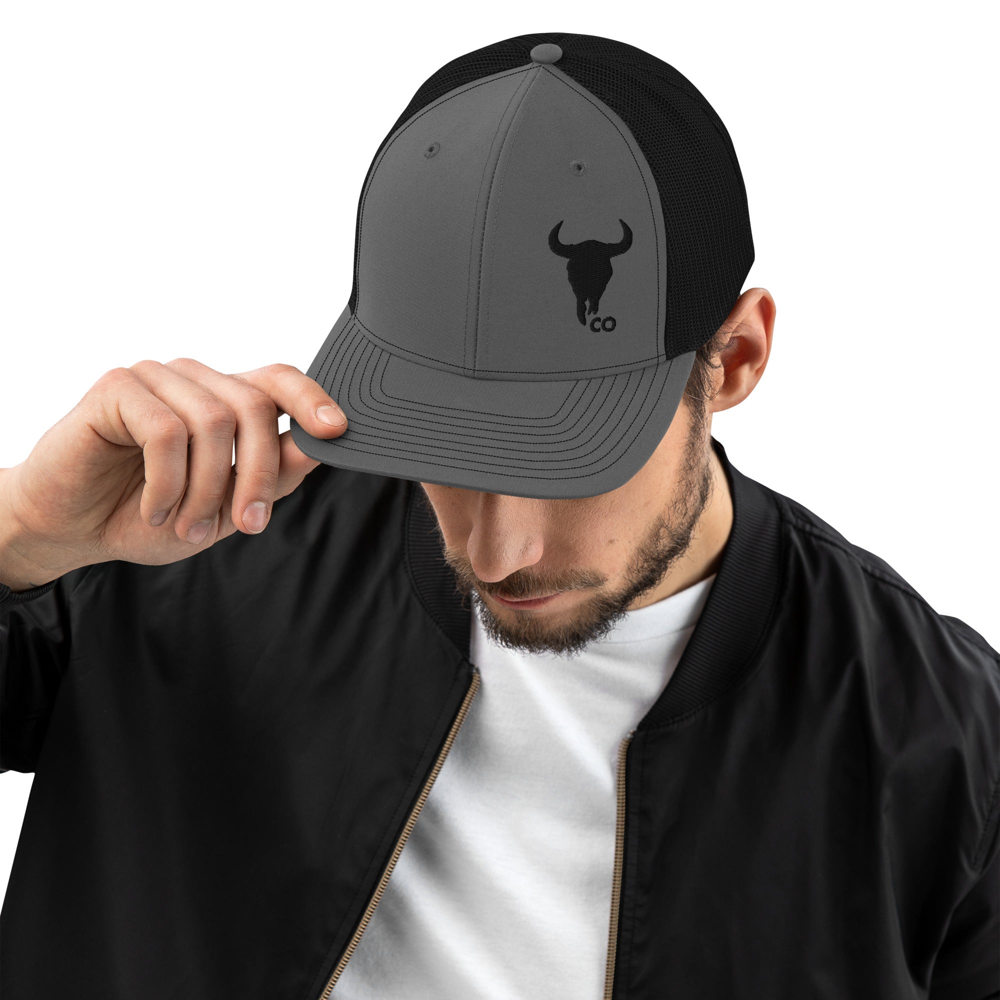 Colorado Skull Trucker Cap