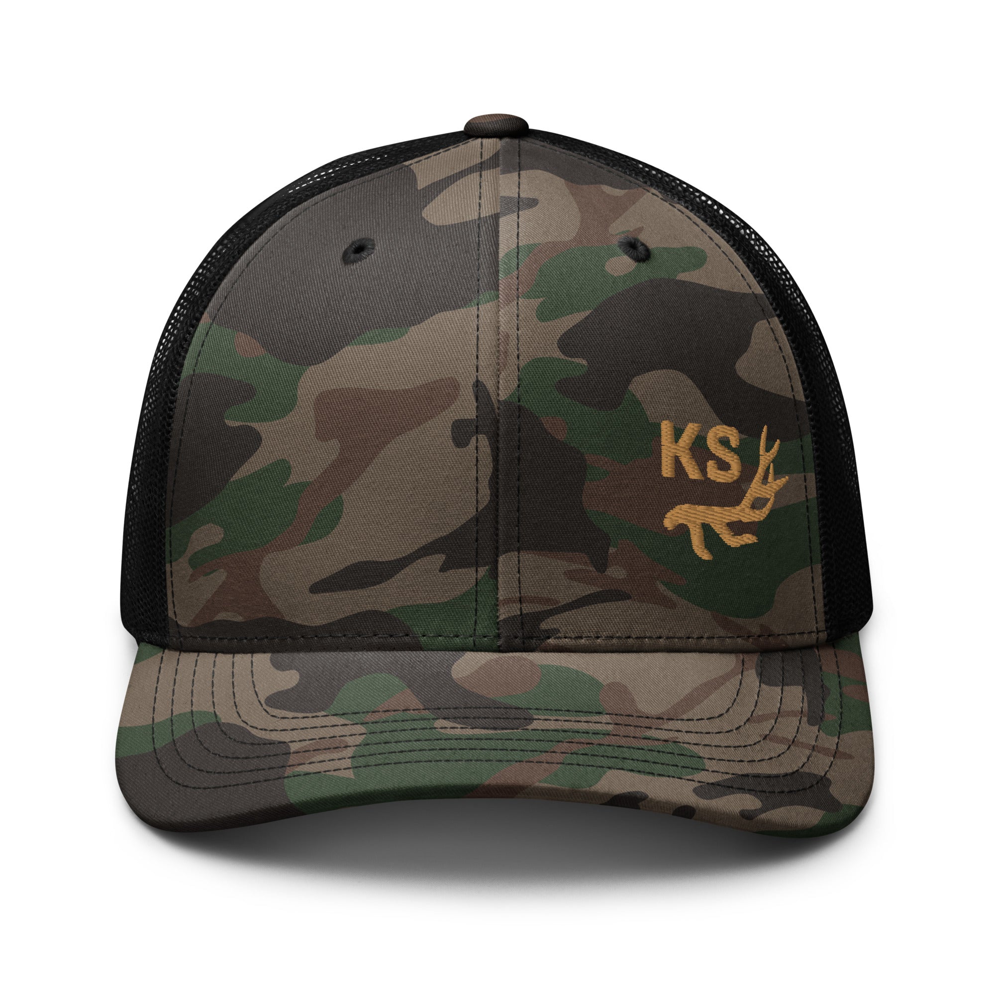 Kansas Antler Camo hat