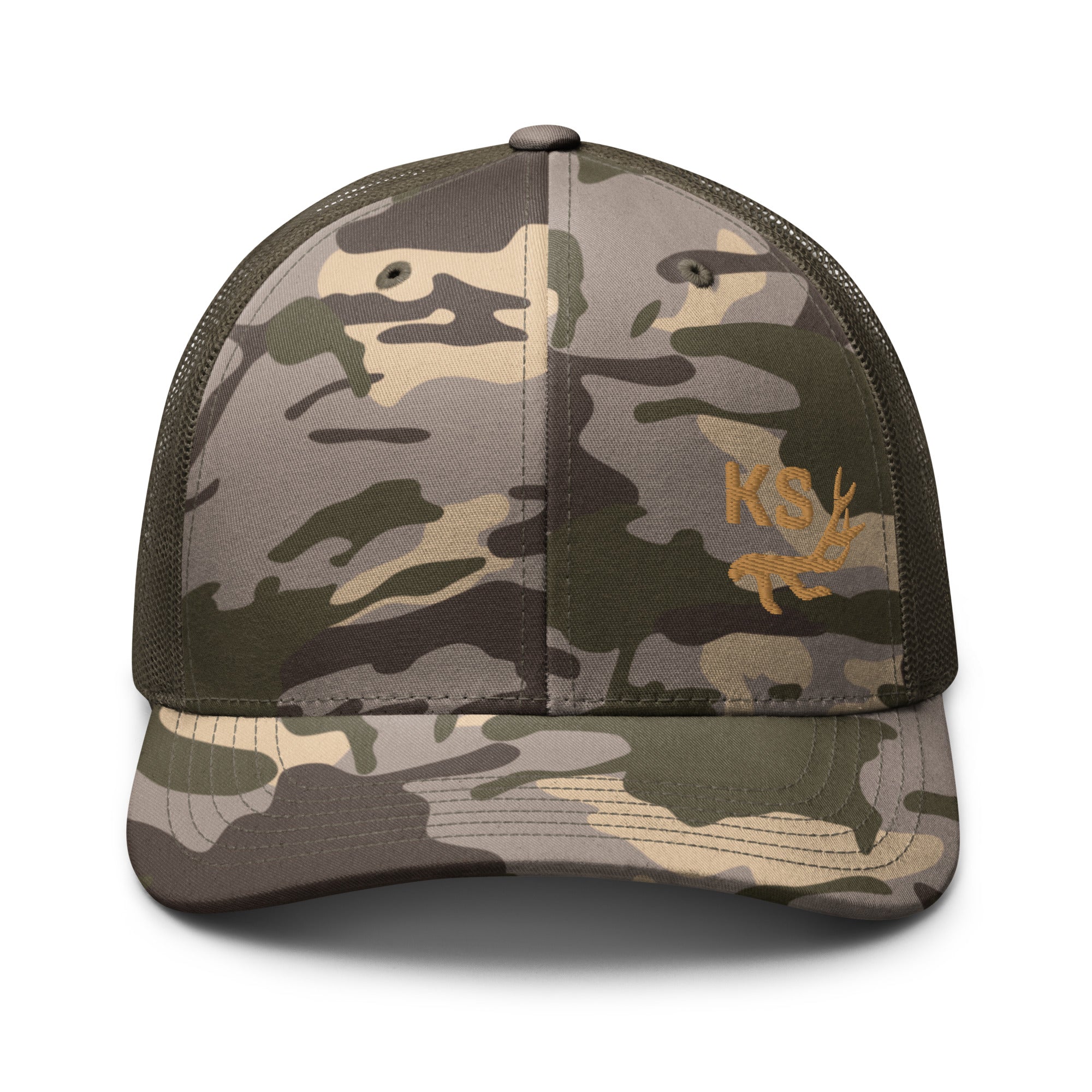 Kansas Antler Camo hat