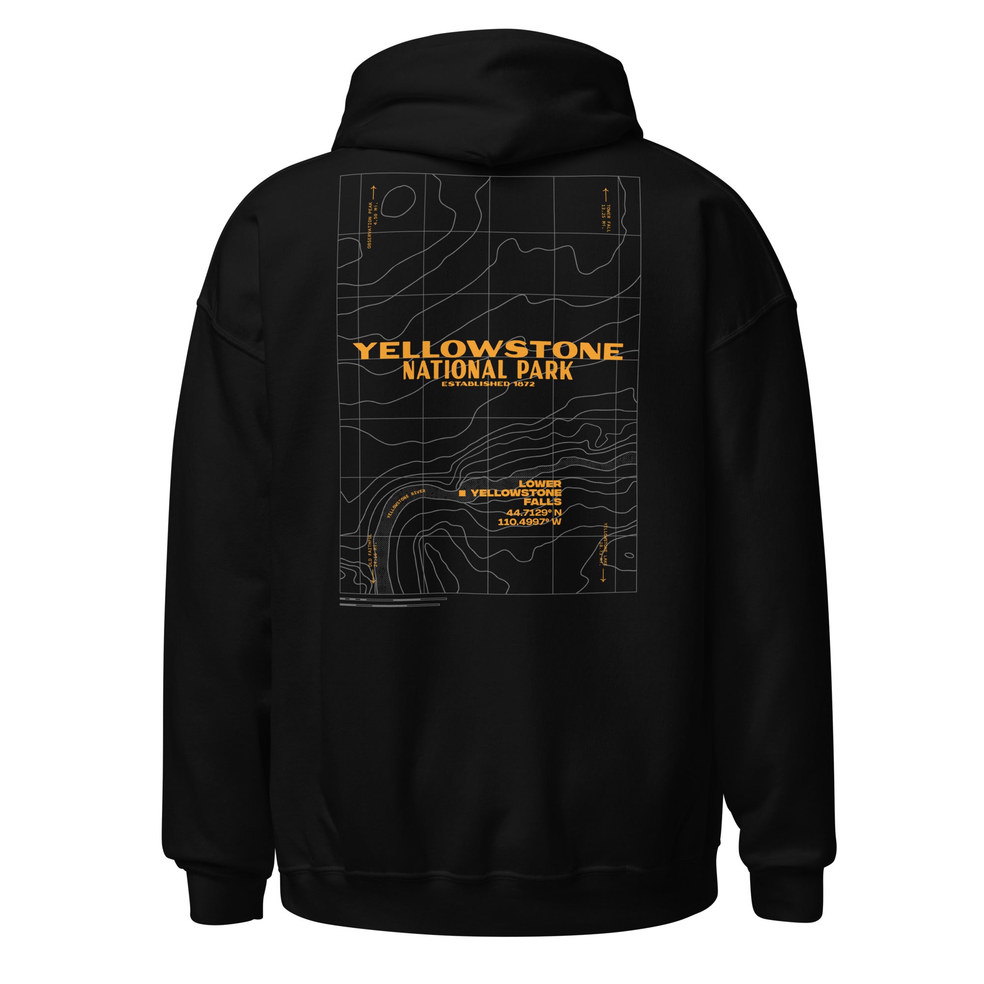 Yellowstone Topographic Hoodie