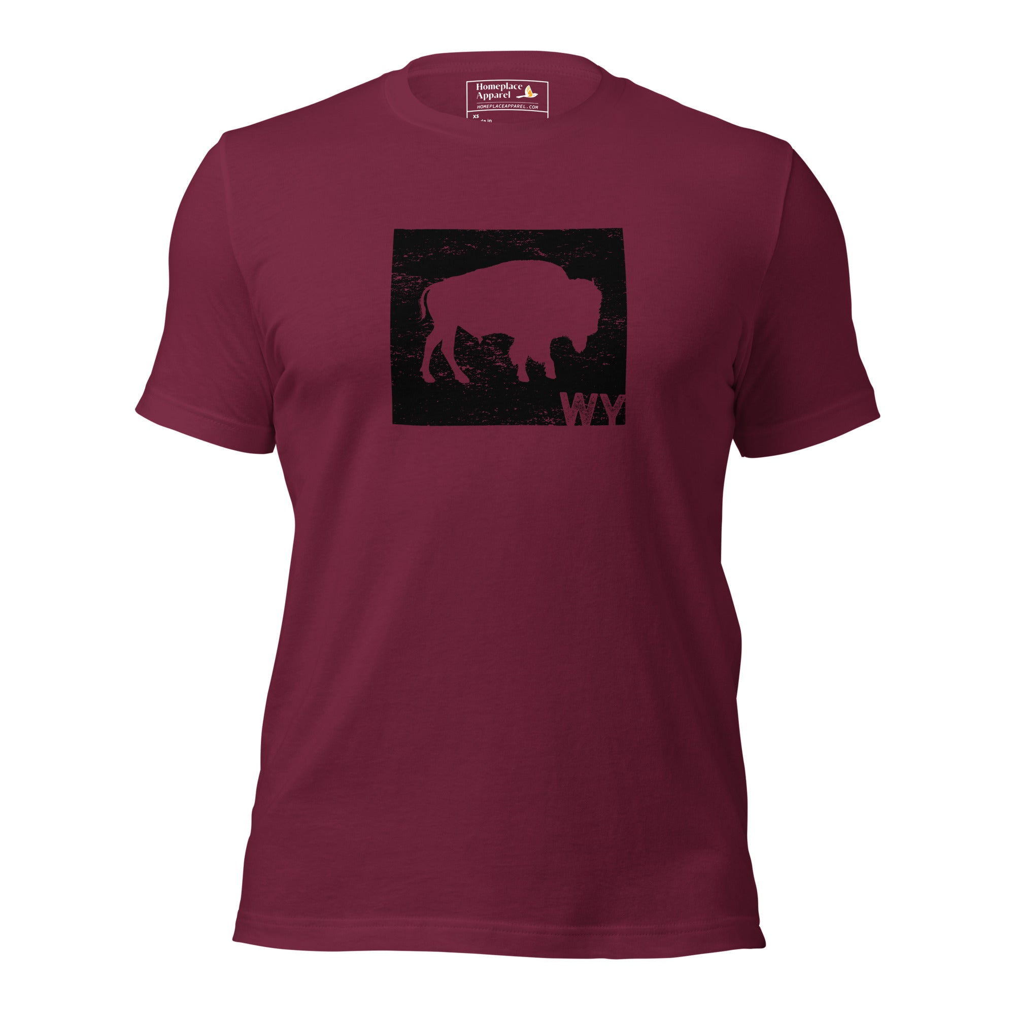 unisex-staple-t-shirt-maroon-front-65032c08d44b2.jpg