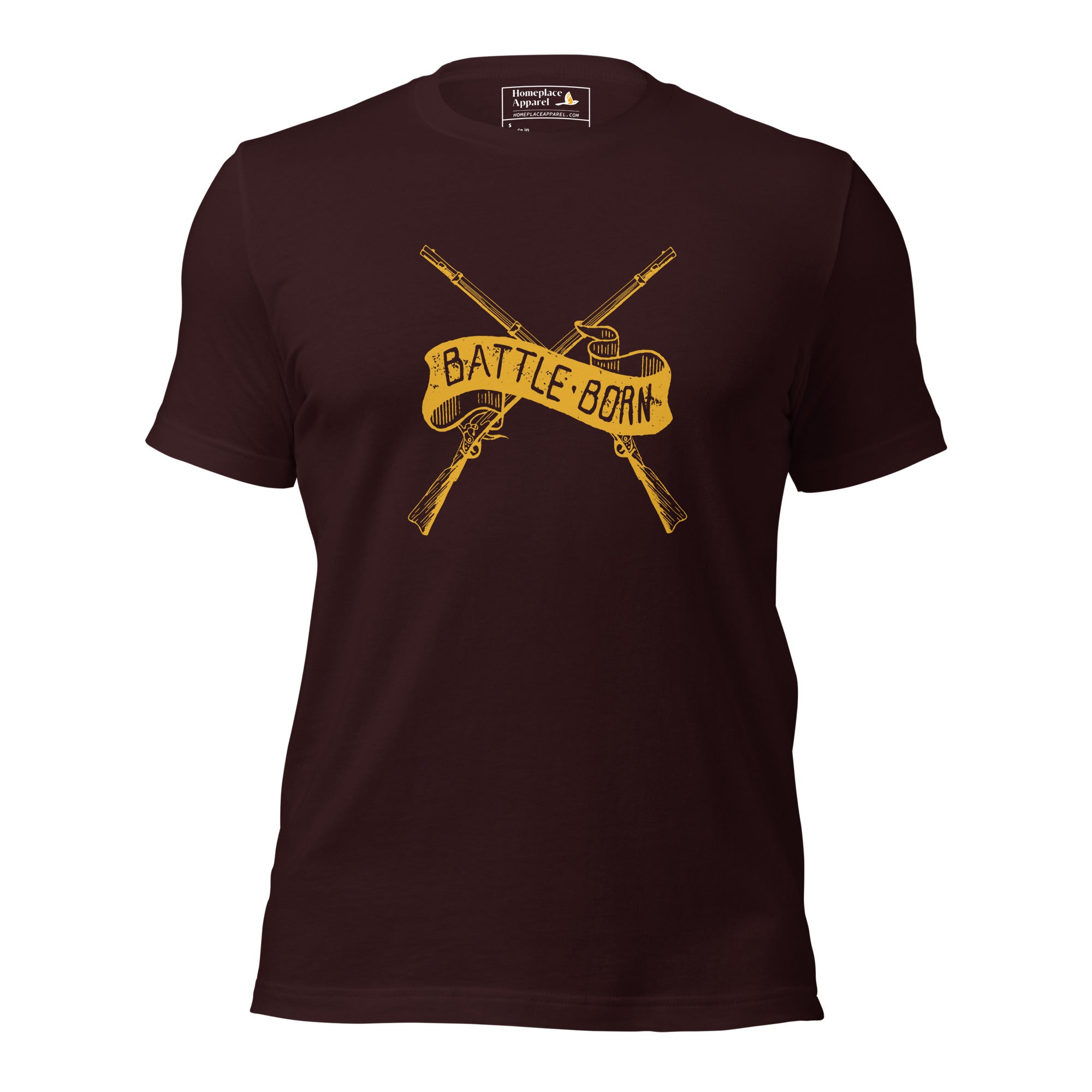 unisex-staple-t-shirt-oxblood-black-front-65032b70f2fed.jpg