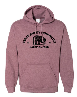 Great Smoky Retro Bear Hoodie